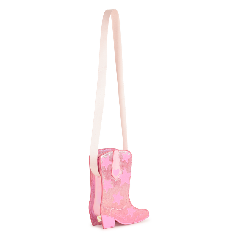 Billie Blush Girl's Pink Cowboy Boot Handbag