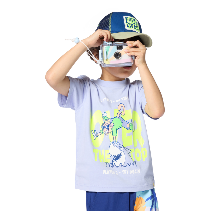 Billie Blush Boy's Navy Beach Swim Shorts