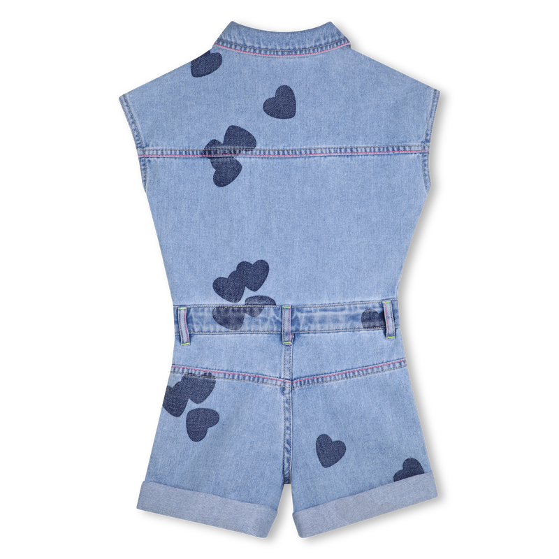 Billie Blush Girl's Denim Playsuit