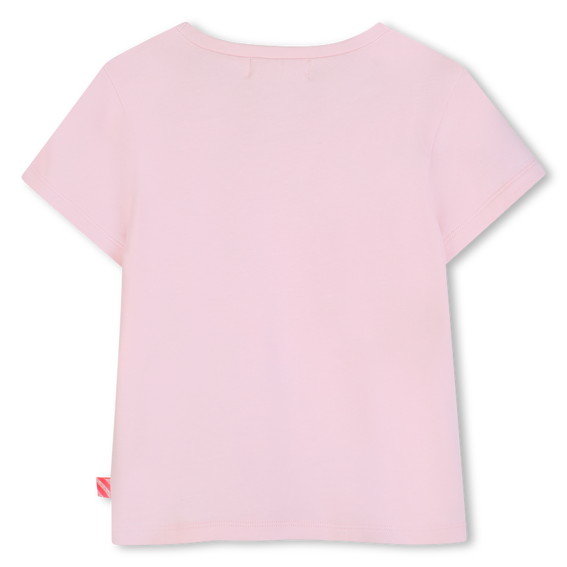 Billie Blush Girl's Pink Short Sleeved Sequin T-Shirt