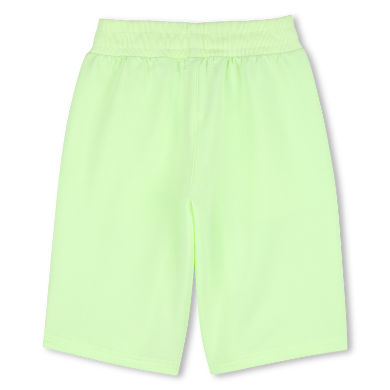 Billie Blush Boy's Neon Green Fleece Bermuda Shorts