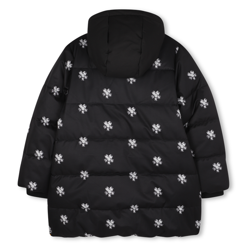 Marc Jacobs Girl's Black Long Hooded Puffer Coat
