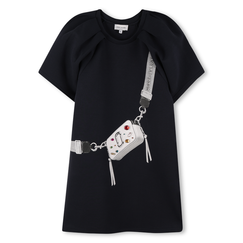 Marc Jacobs Girl's Navy Bag Design Dress