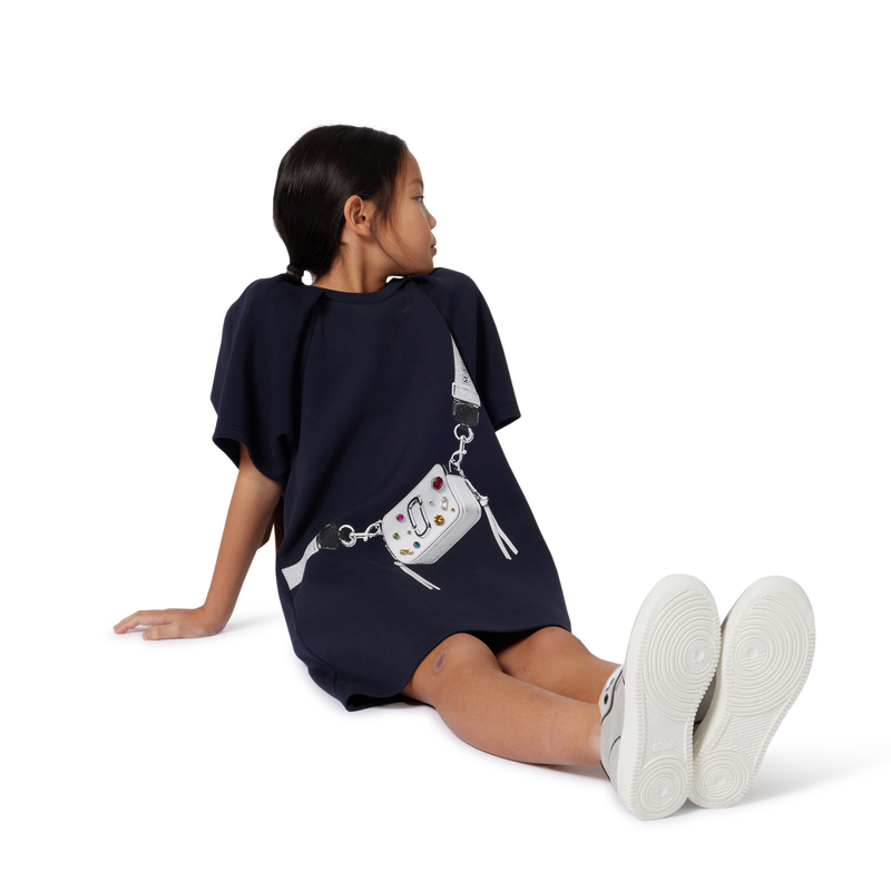 Marc Jacobs Girl's Navy Bag Design Dress