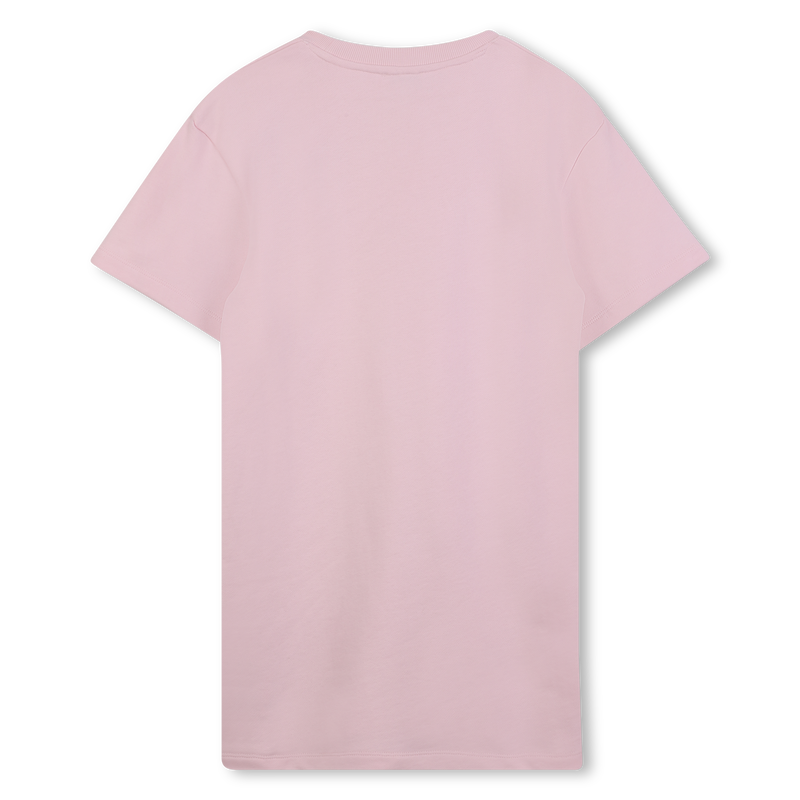 Marc Jacobs Girl's Pink Bag Design Cotton Fleece Dress