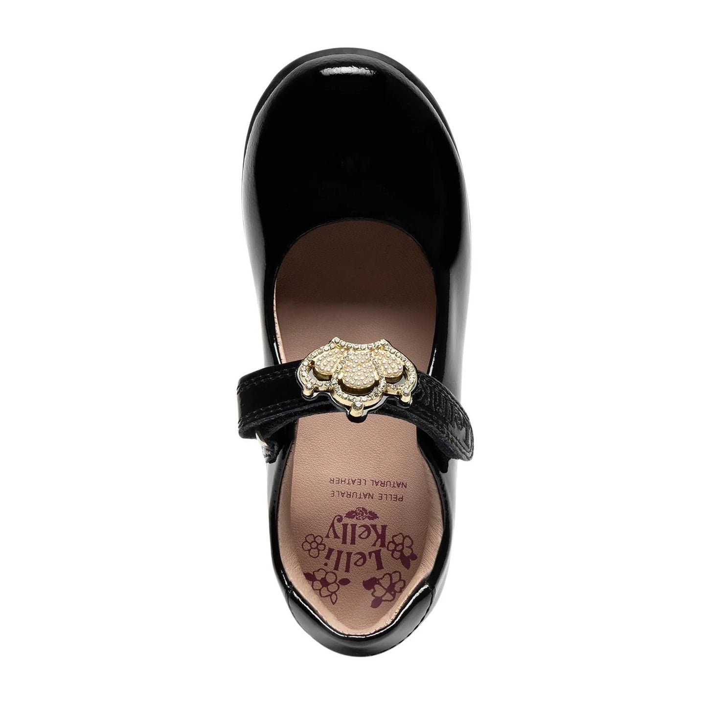 Lelli Kelly Girl's Black Patent Victoria F School Shoes
