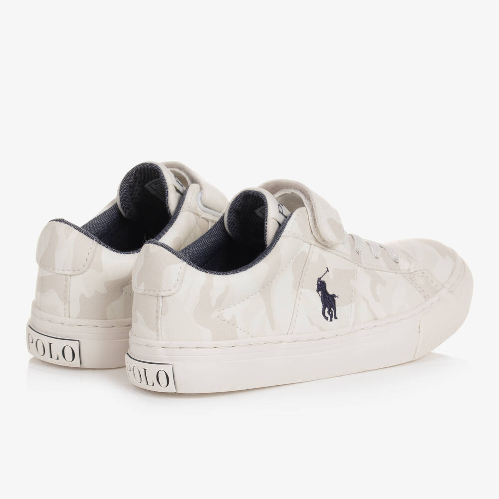 Ralph Lauren Boy's Camouflage Velcro Trainers