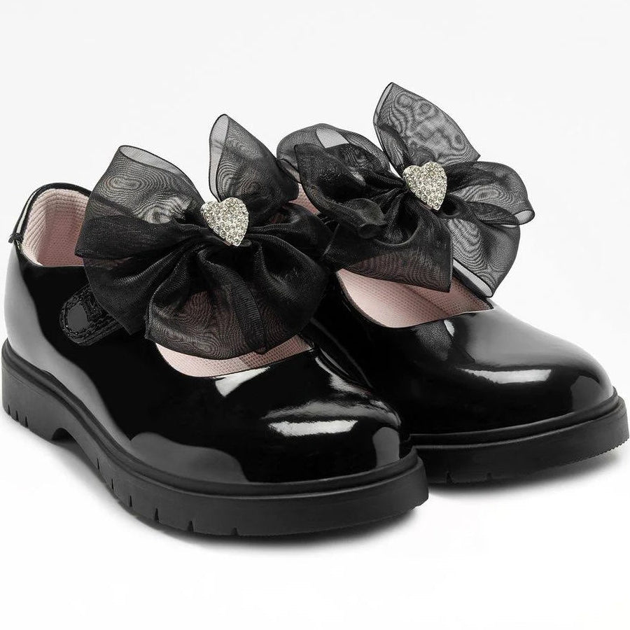 Lelli Kelly Girl's Tyla Black Patent Leather School Shoes