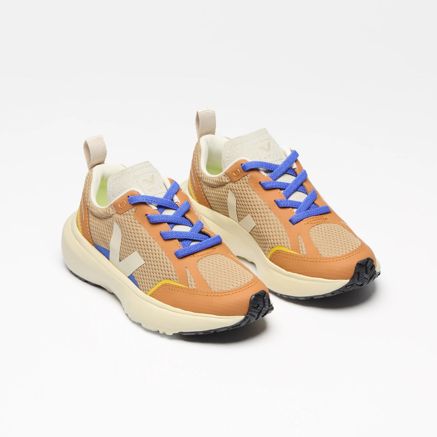 Veja Boy's Alveomesh Dune Calcaire Umber Canary Trainers