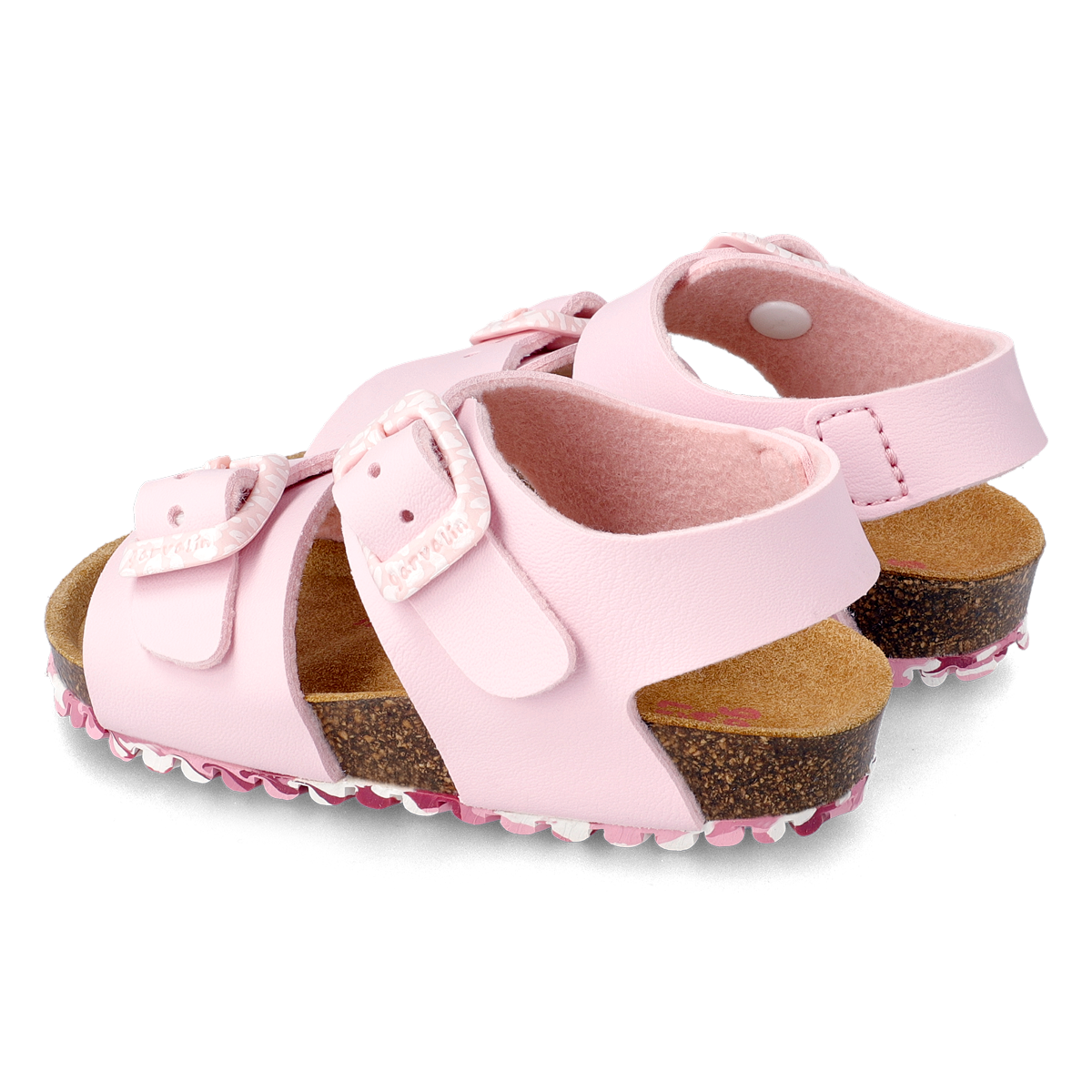 Garvalin Girl's Pink Leather Sandals