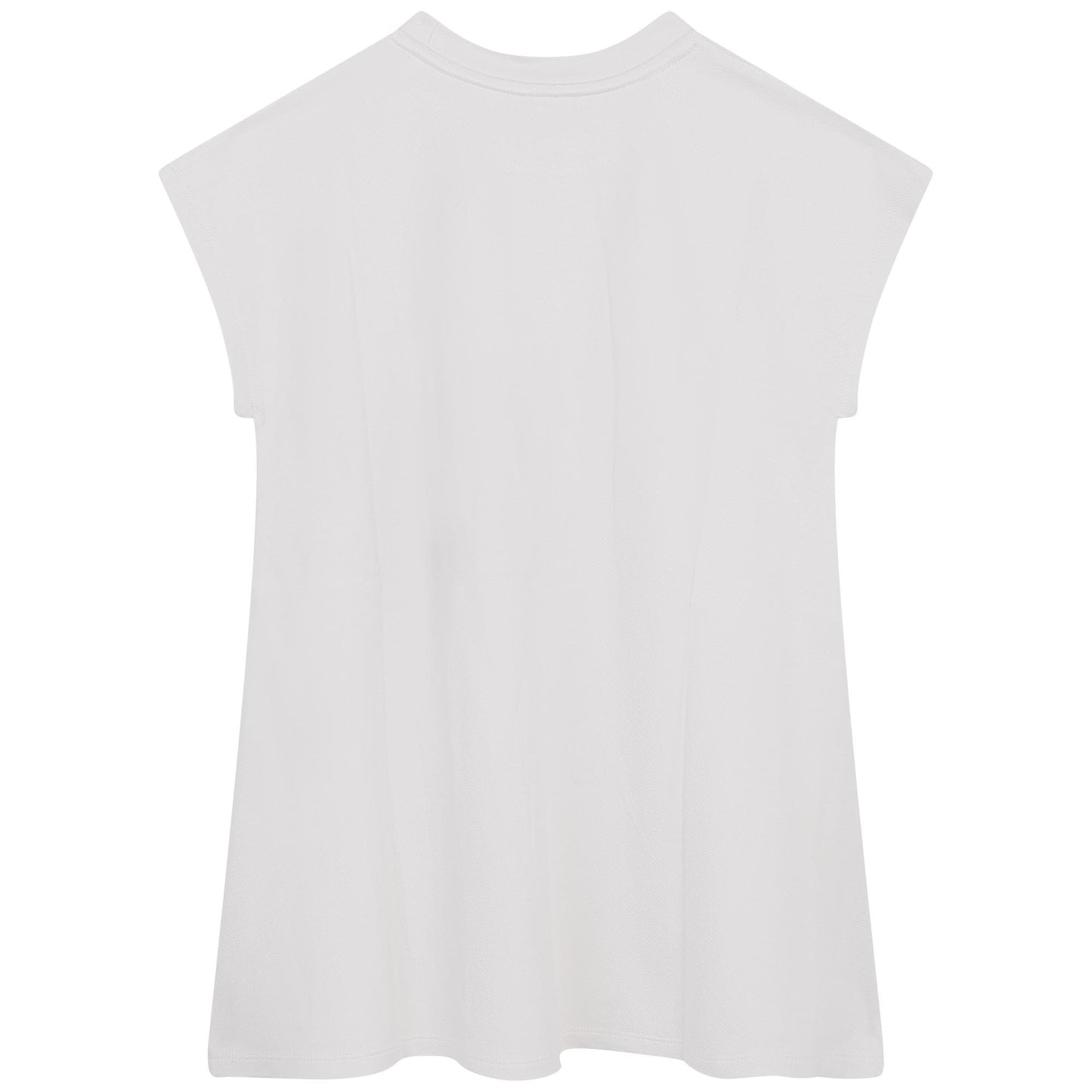 DKNY Girl's White Short-Sleeve Logo Dress