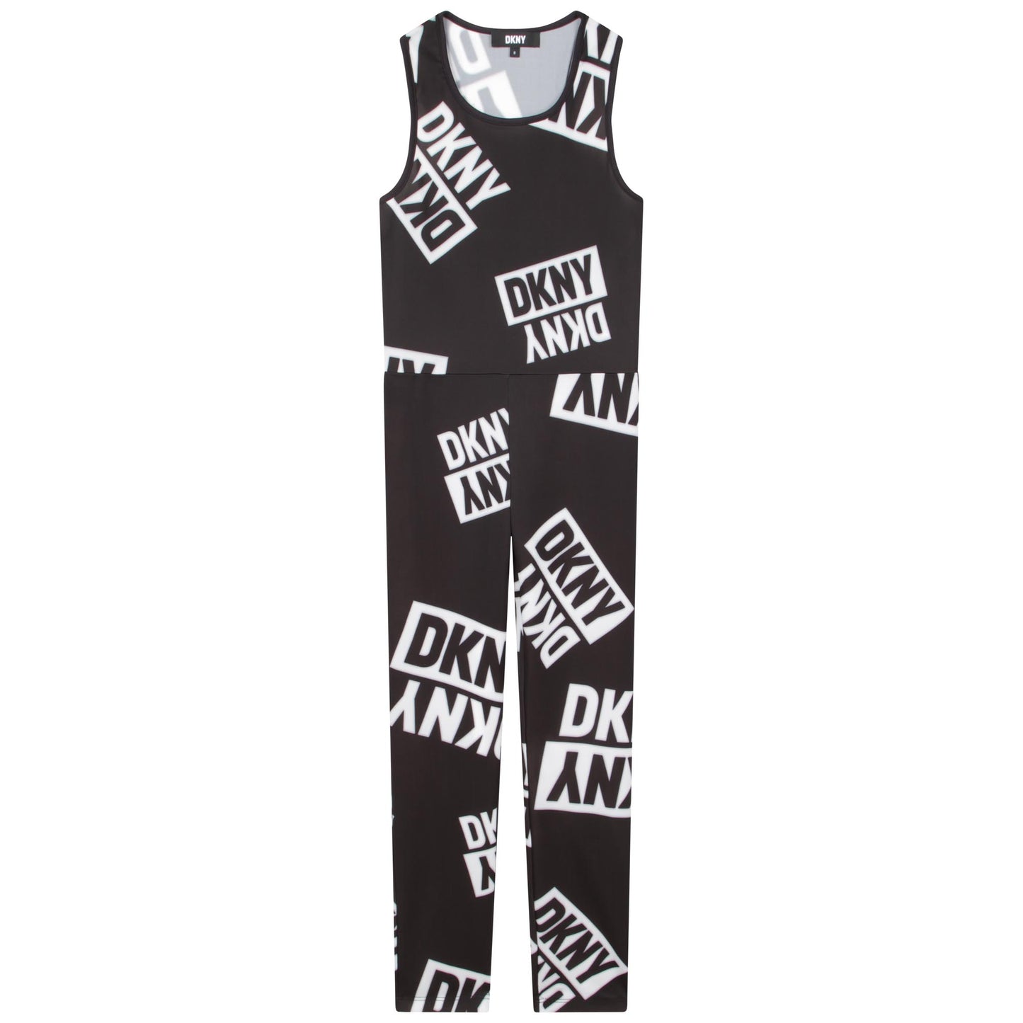 DKNY Girl's Black & White Jumpsuit Set