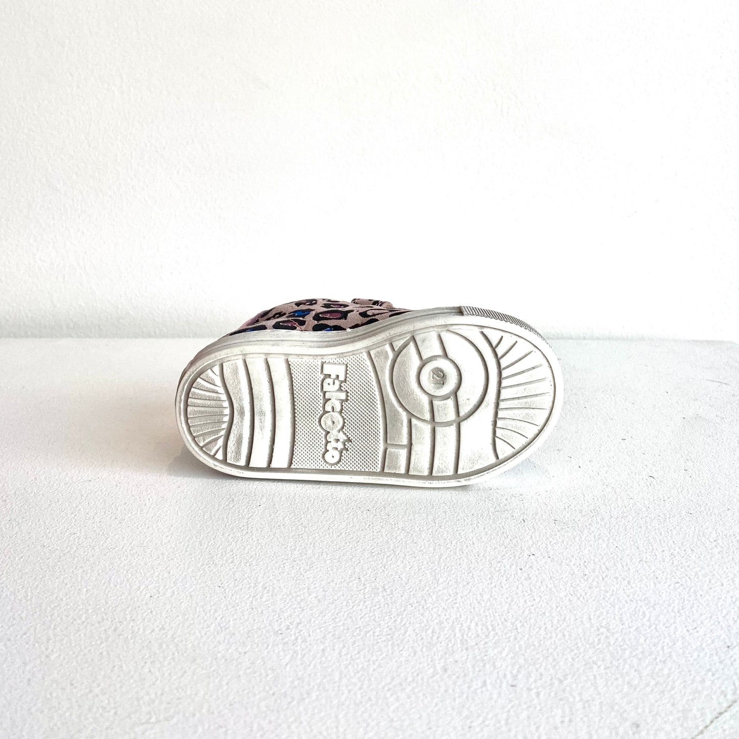 Falcotto Baby Girl's Leopard Print Sasha Trainers