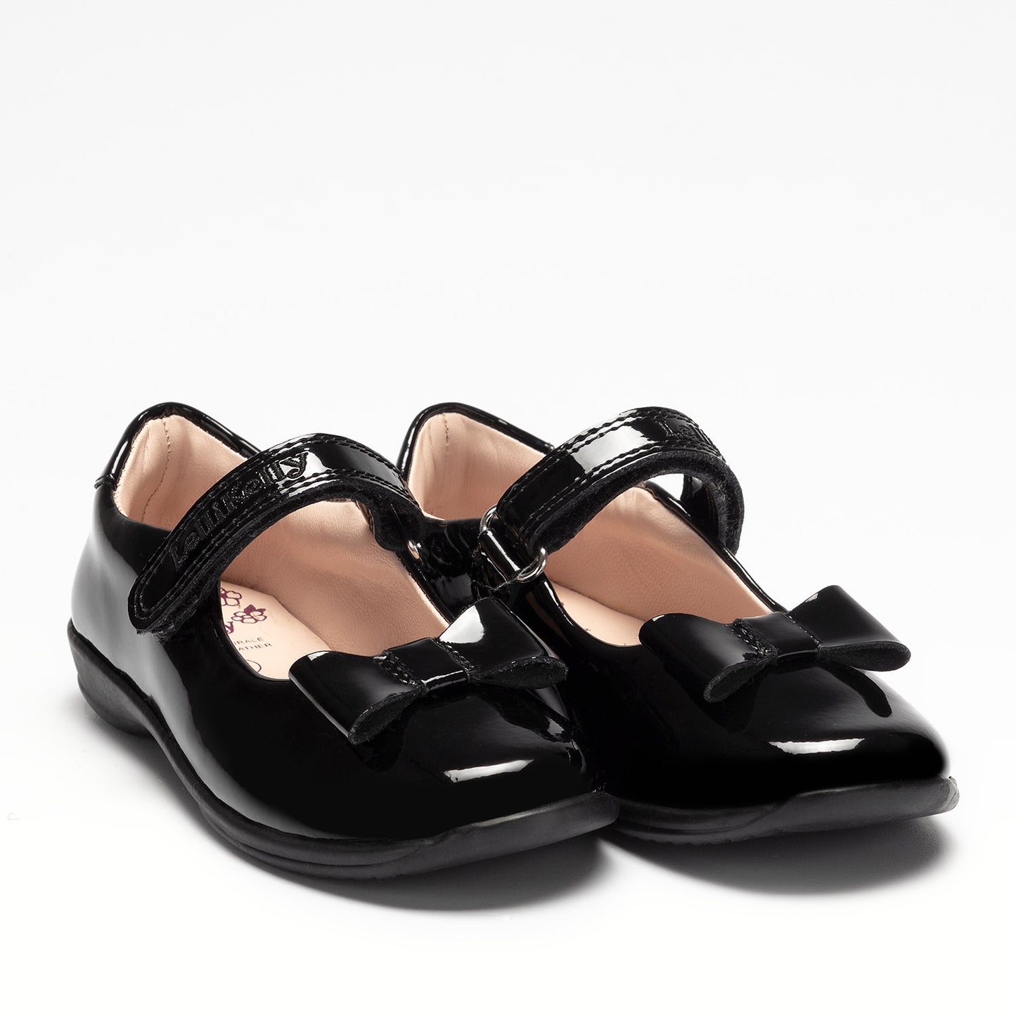 Lelli Kelly Black Patent School Dolly Shoes