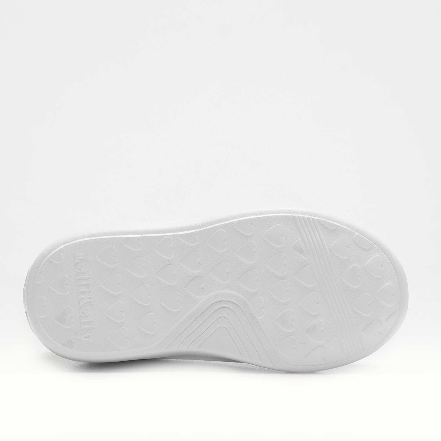 Lelli Kelly Girl's White & Silver Glitter Anita Trainers