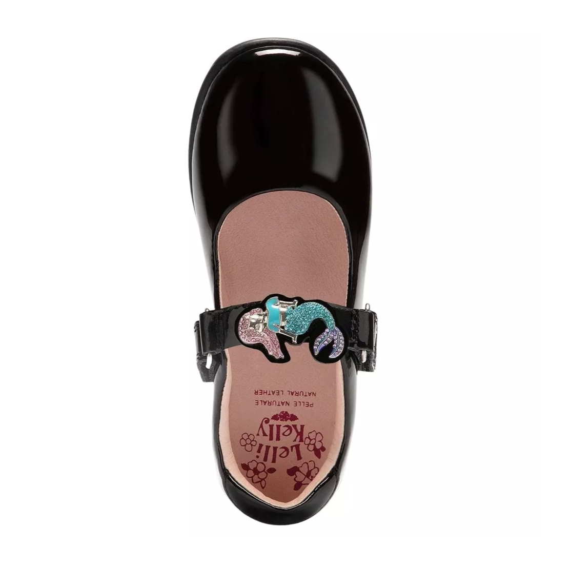 Lelli Kelly Girl's 'Maribella' Black Patent Interchangeable School Shoes