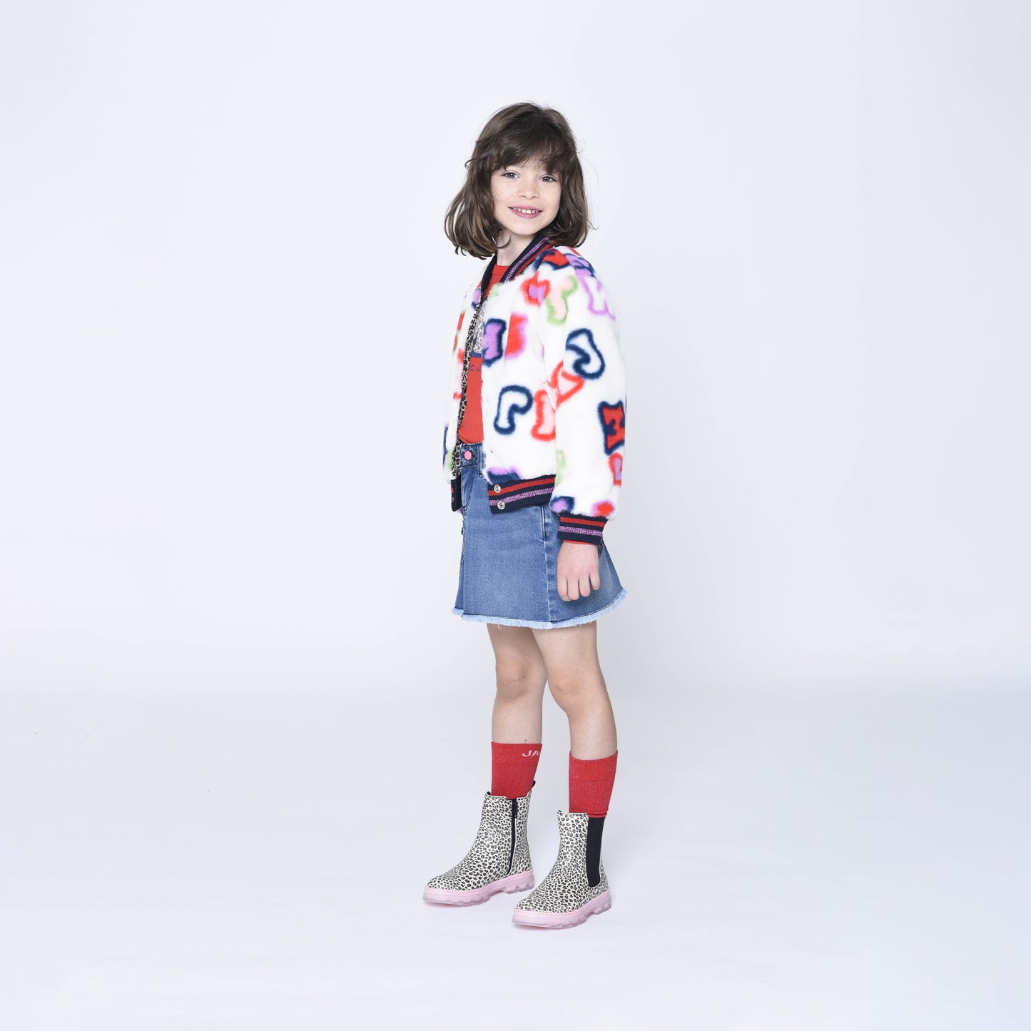 Marc Jacobs Girl's Red High Socks