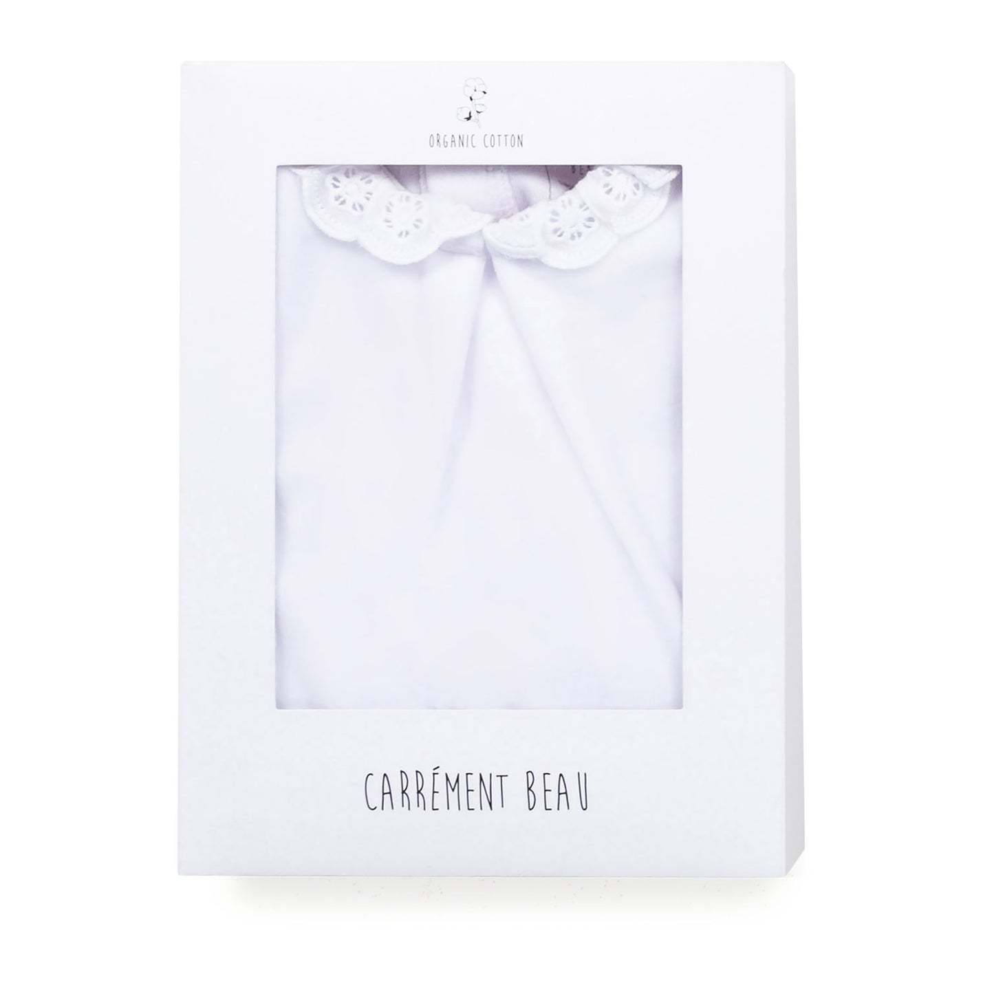 Carrement Beau Unisex White Velour All-In-One