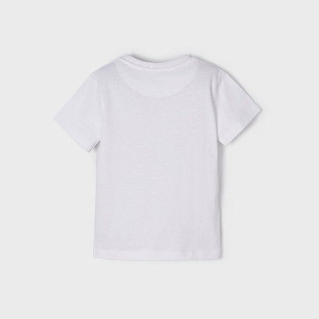 Mayoral Boy's White Car Graphic T-Shirt