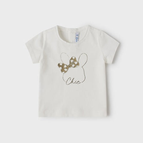 Mayoral Baby Girl's Natural ECOFRIENDS Short Sleeve T-shirt