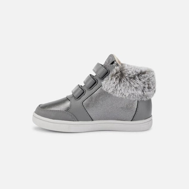 Mayoral Baby Girl's Graphite Fur Detail Boots