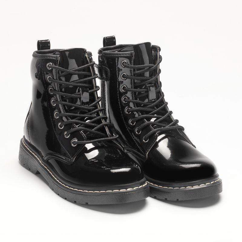 Lelli Kelly Girl's Black Patent Sofia Stivale Ankle Boot