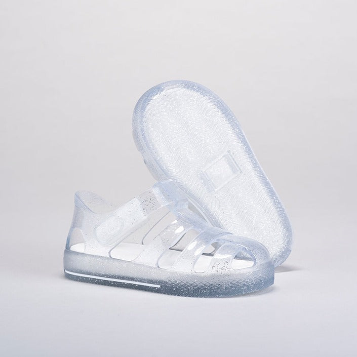 Igor Unisex Clear 'Star Glitter' Sandals