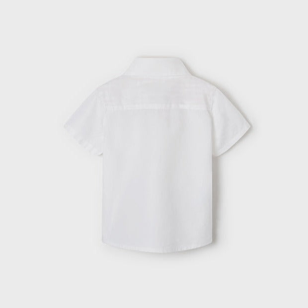 Mayoral Baby Boy's White Short-Sleeve Shirt