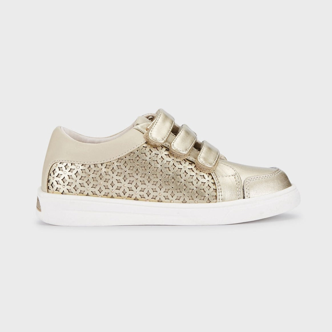 Mayoral Girl's Gold-Beige Detailed Trainers