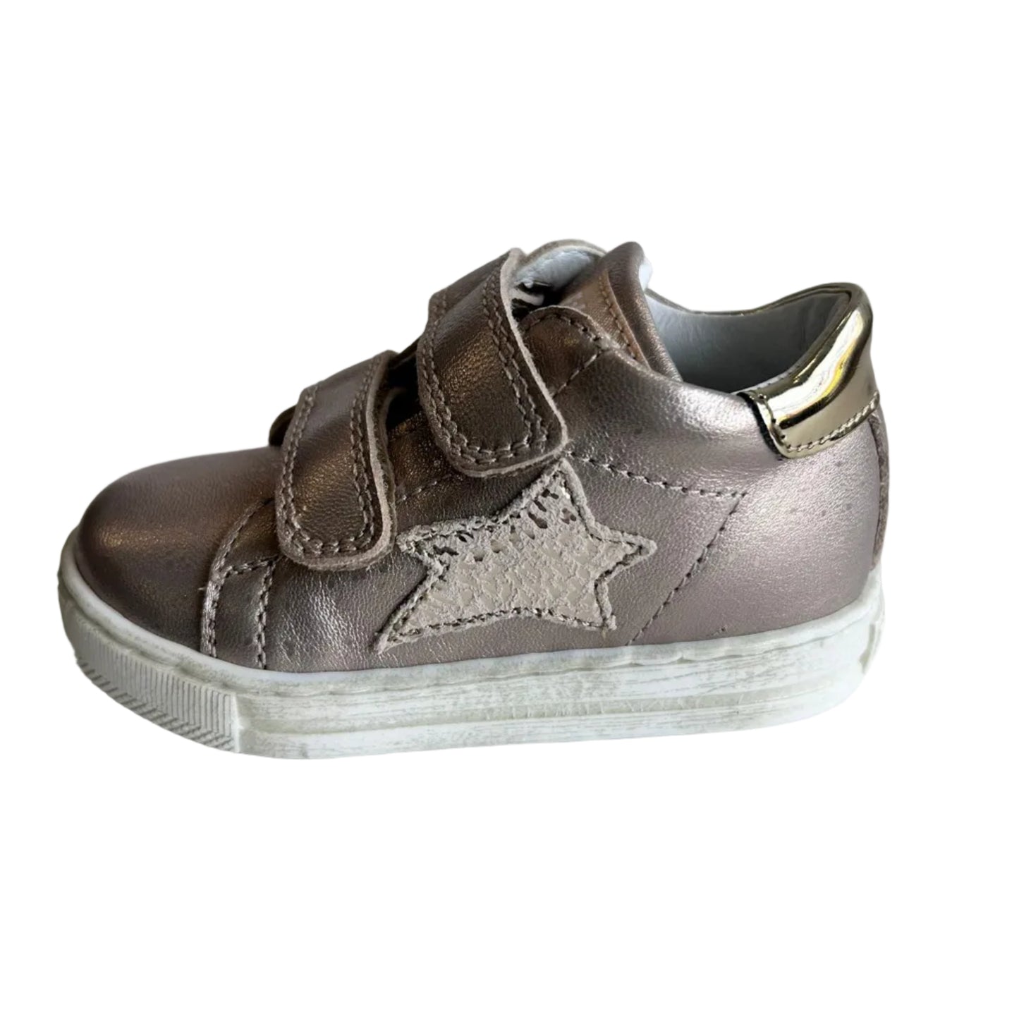 Falcotto Girl's Rose, Milk & Leopard Sasha VL Trainers