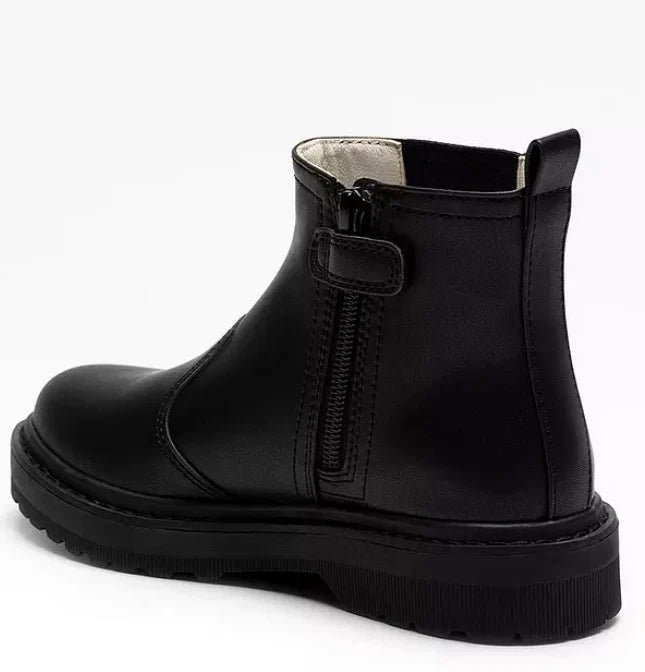 Lelli Kelly Girl's Ruth Black Leather Boot School Shoes