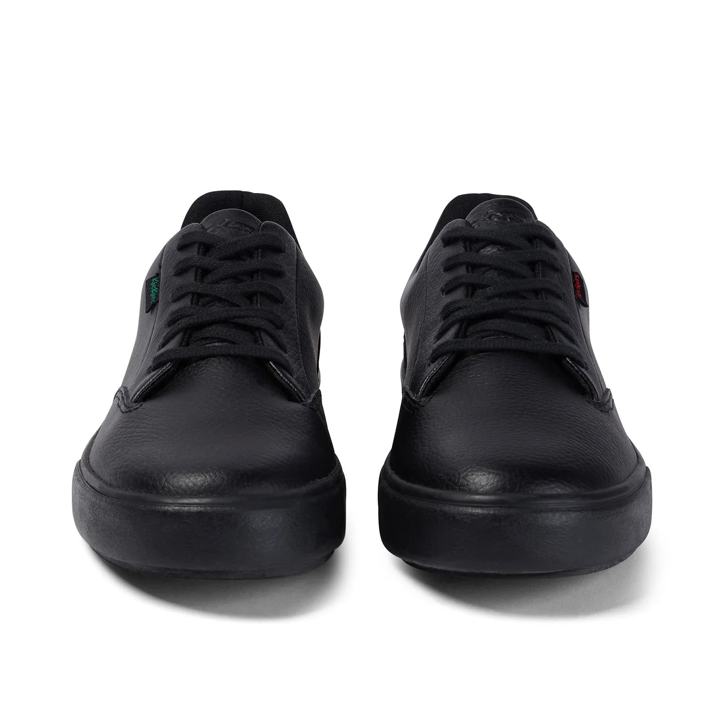 Kickers Unisex Tovnie Tumble Black Leather School Shoes