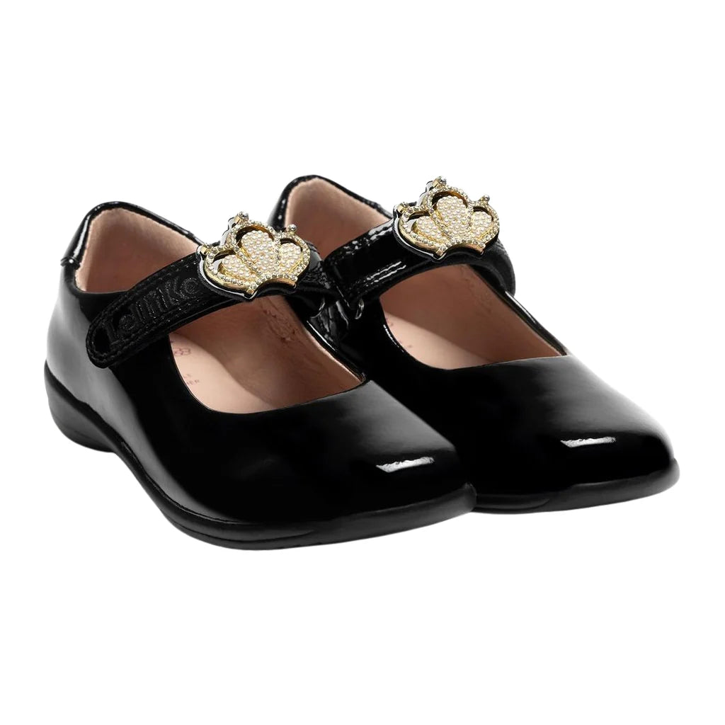 Lelli Kelly Girl's Black Patent Victoria F School Shoes