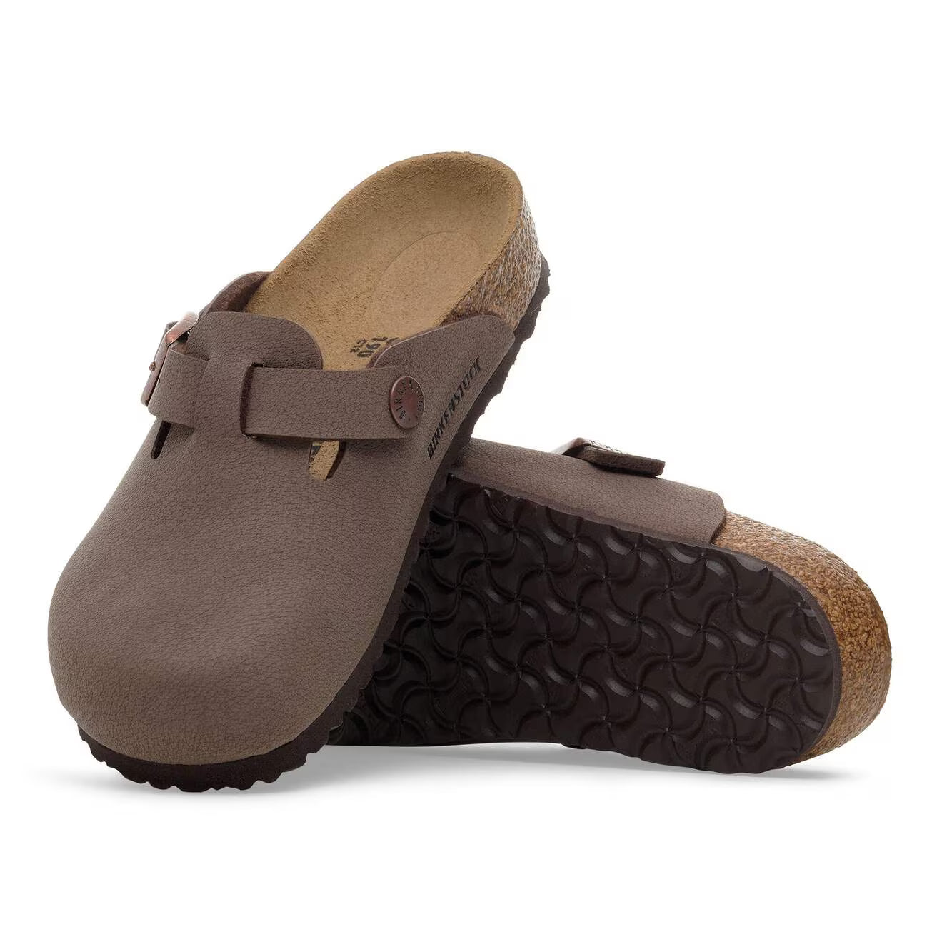 Birkenstock Kid's Mocha Birko-Flor Nubuck Shoes
