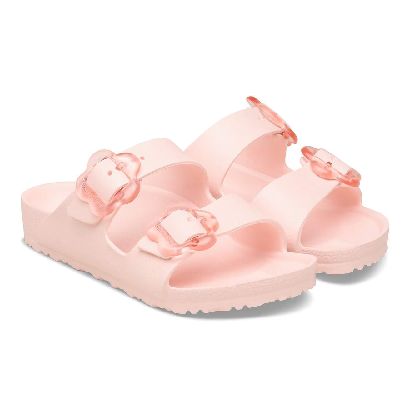 Birkenstock Girl's Light Rose Flower Arizona EVA Sandals