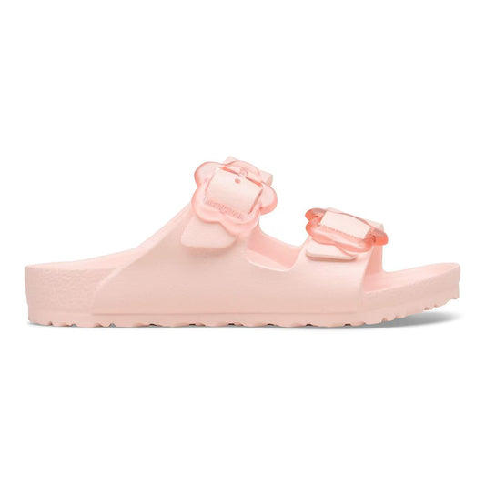 Birkenstock Girl's Light Rose Flower Arizona EVA Sandals
