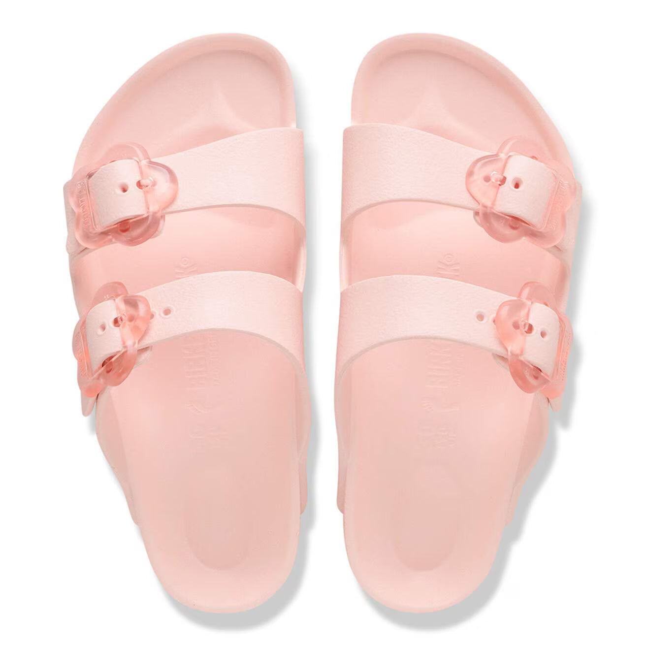 Birkenstock Girl's Light Rose Flower Arizona EVA Sandals