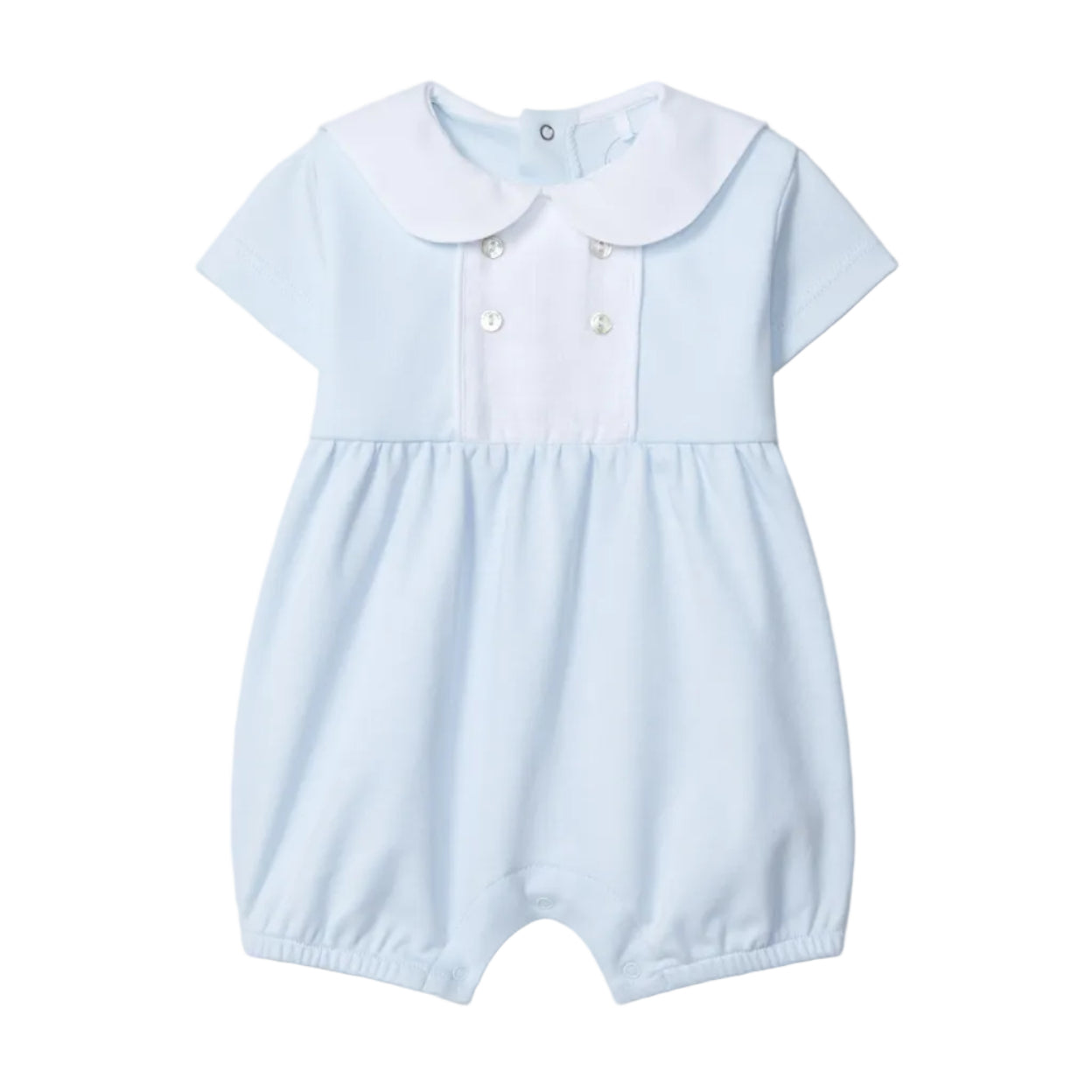 Laranjinha Baby Boy's Blue Sailor Collar Shortie