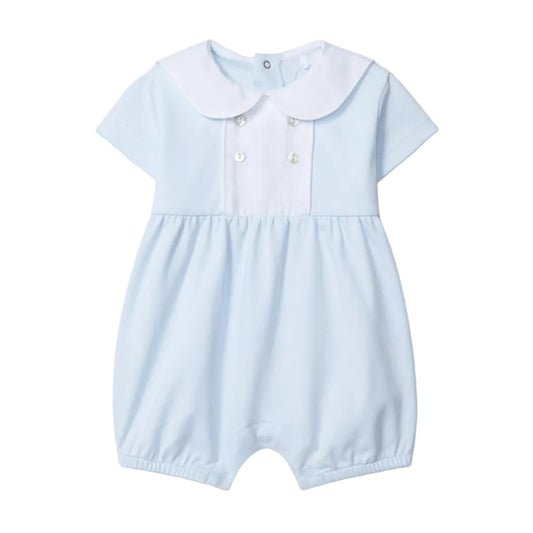 Laranjinha Baby Boy's Blue Sailor Collar Shortie