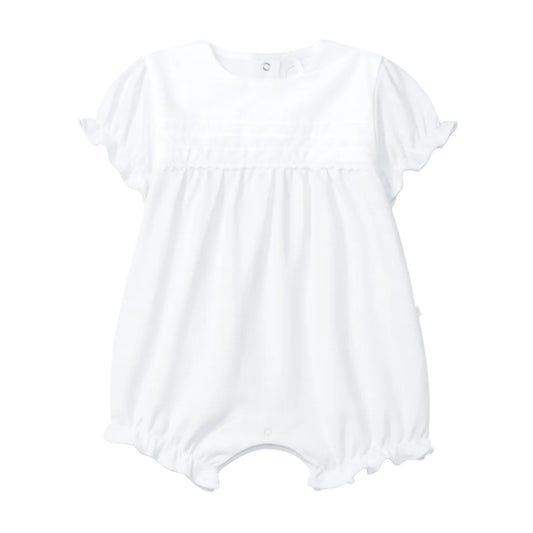 Laranjinha Baby Girl's White Pleated Shortie