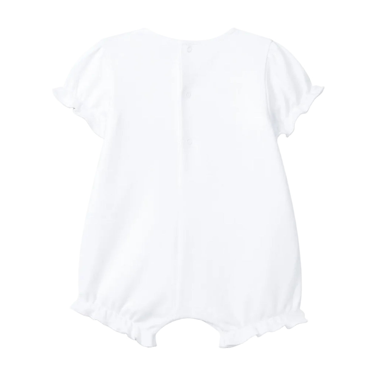Laranjinha Baby Girl's White Pleated Shortie