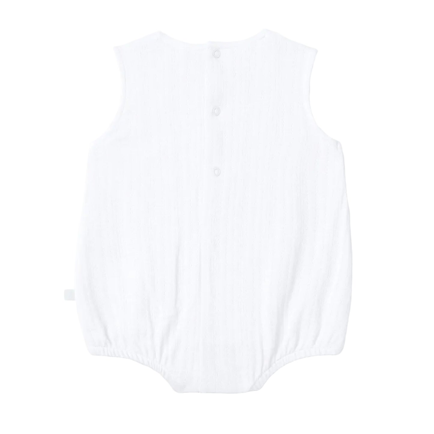 Laranjinha Baby's White Organic Cotton Shortie