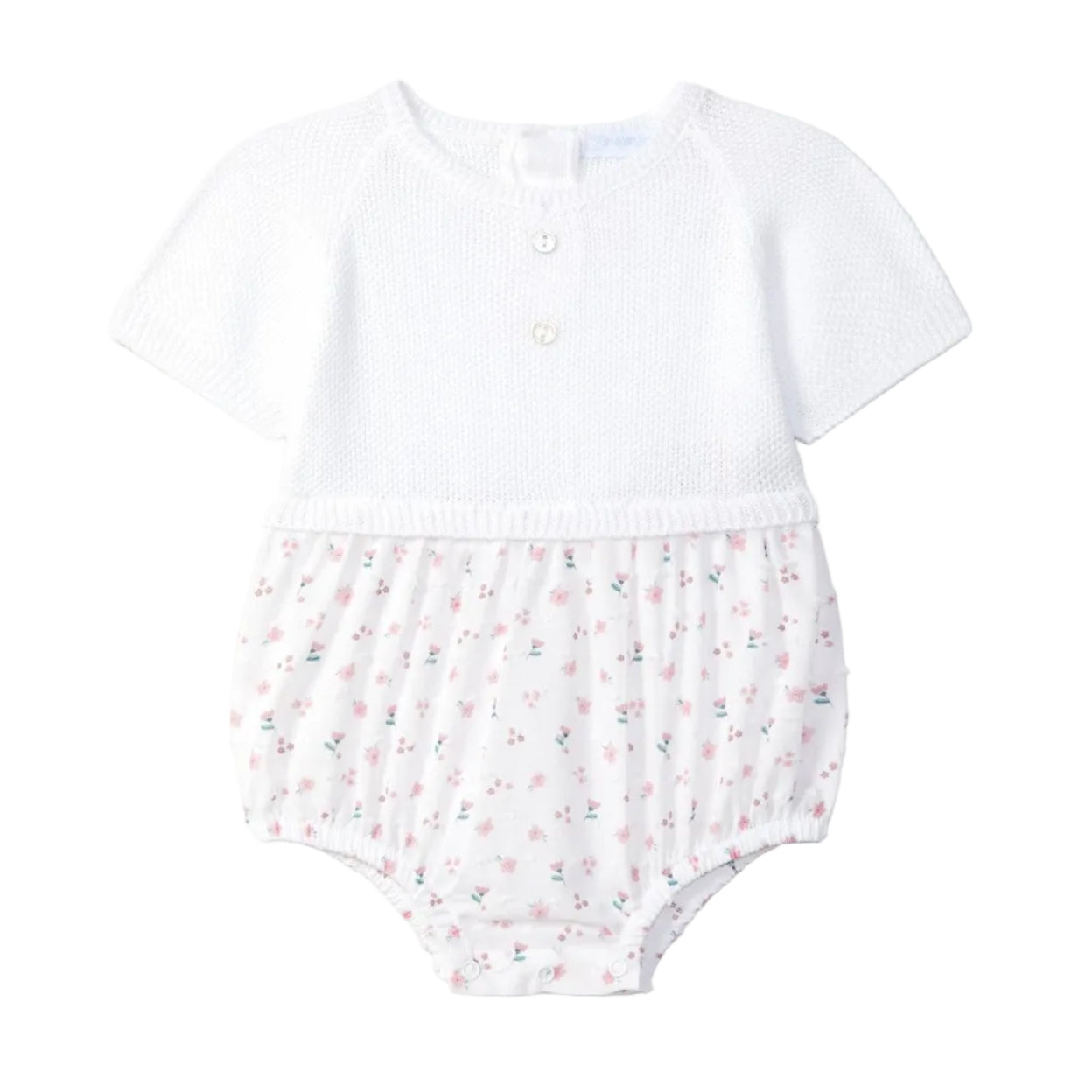 Laranjinha Bbay Girl's Pink Printed Fabric Shortie