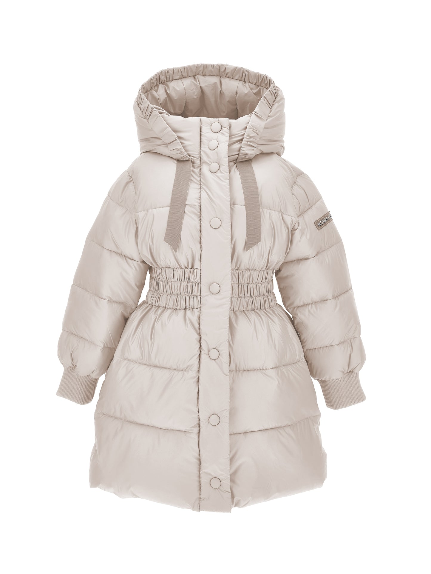 Monnalisa Girl's Beige Puffer Winter Coat