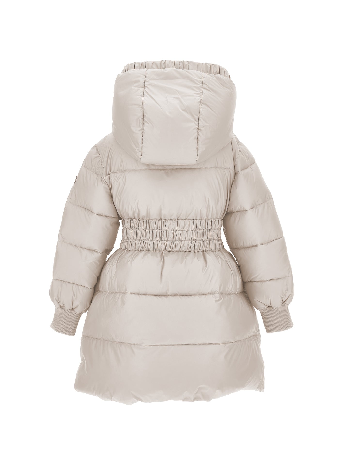 Monnalisa Girl's Beige Puffer Winter Coat