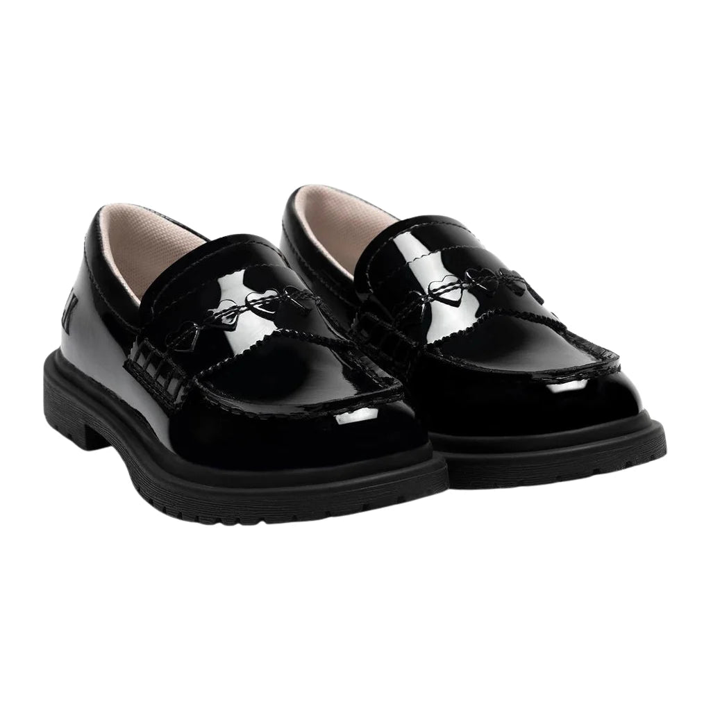 Lelli Kelly Girl's Black Patent Clara Loafer School Shoes