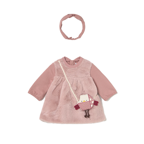 Mayoral Baby Girl's Rose Bag Detailed Dress & Headband