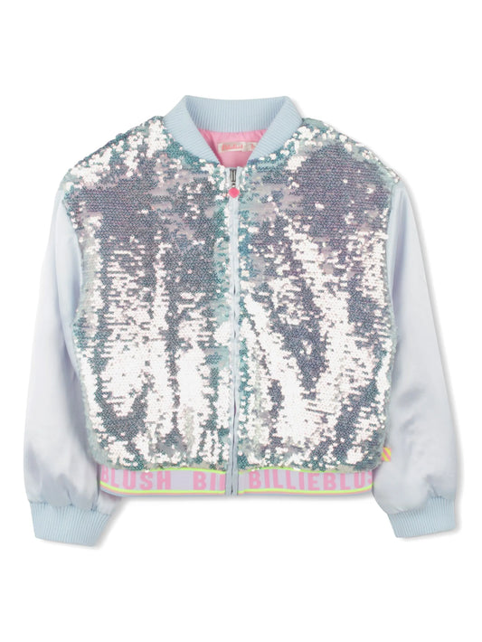 Billie Blush Girl's Sequin Embellished Jacket