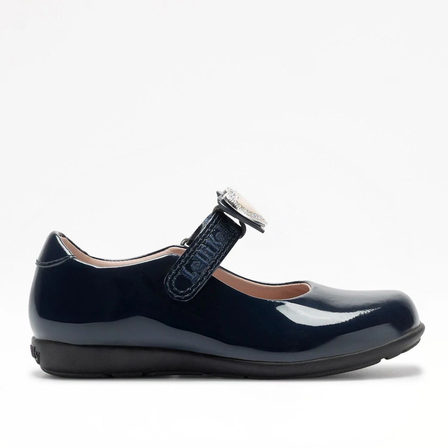 Lelli Kelly Girl's Sabrina Navy Patent Leather School Shoes