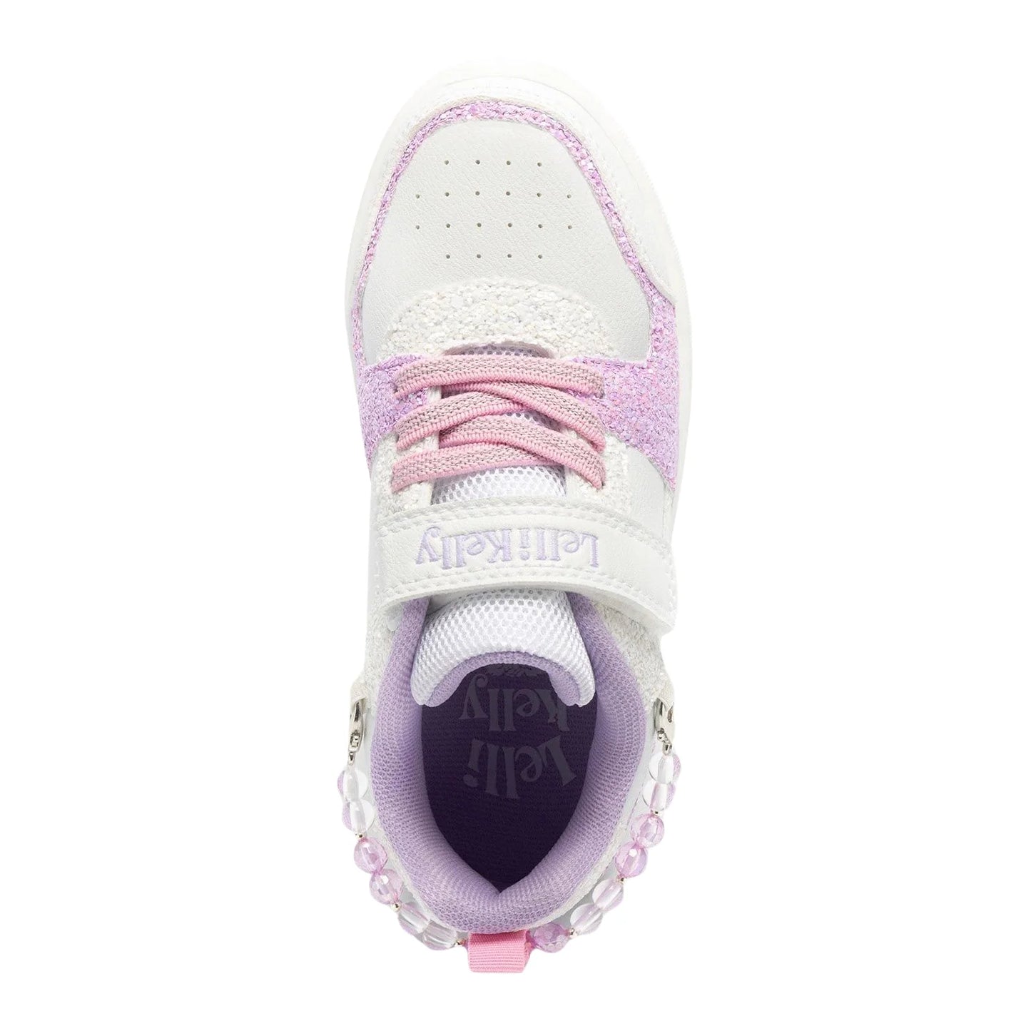 Lelli Kelly Girl's Gioiello White & Pink Trainers